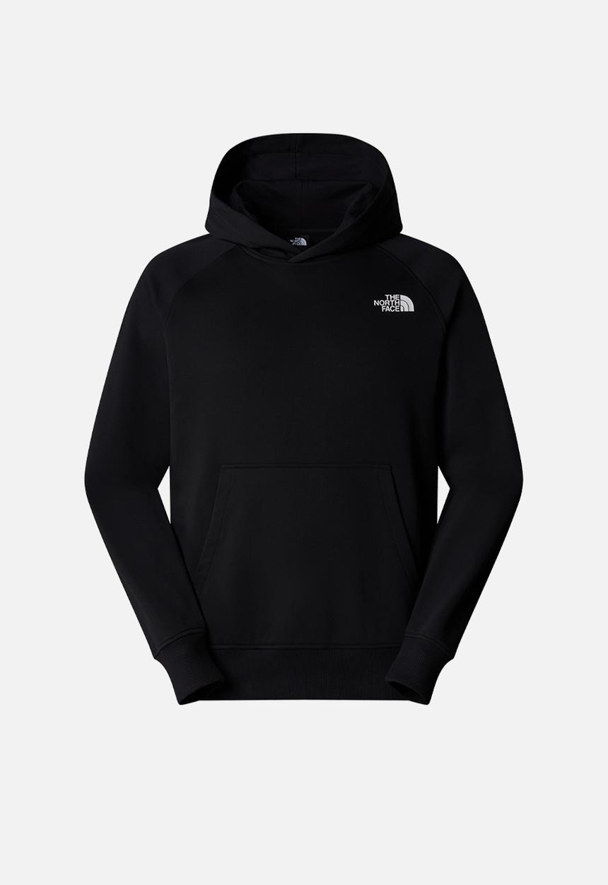 The North Face - Raglan Box Regular Hoodie -  Black/White
