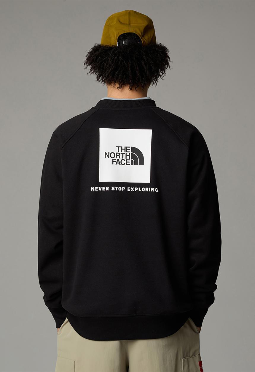 The North Face - Raglan Box Regular Crew -  Black