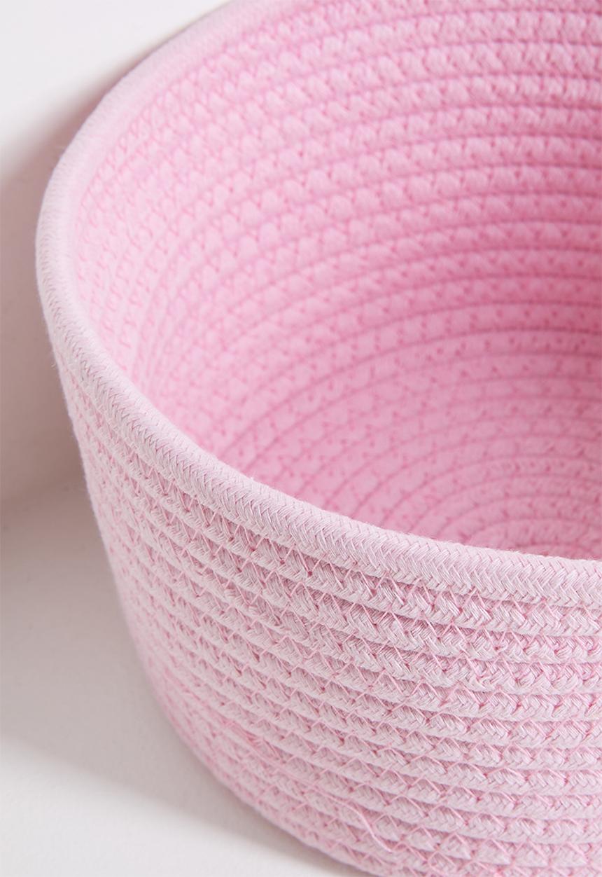 Pop Candy - Woven cat storage basket - pink