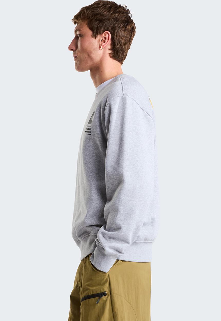 The North Face - TNF Celebration Relaxed Crew-Graphic - TNF Light Grey Heather