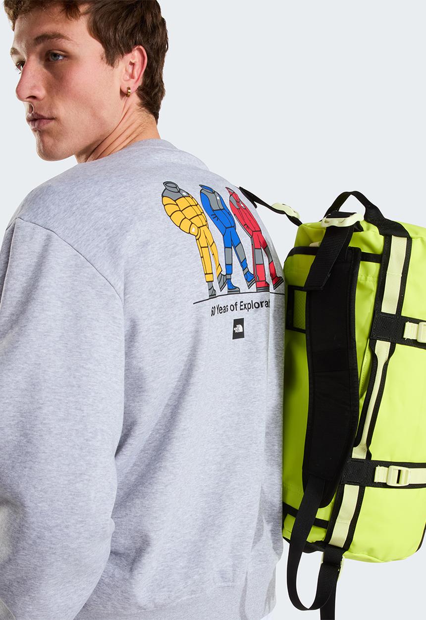 The North Face - TNF Celebration Relaxed Crew-Graphic - TNF Light Grey Heather