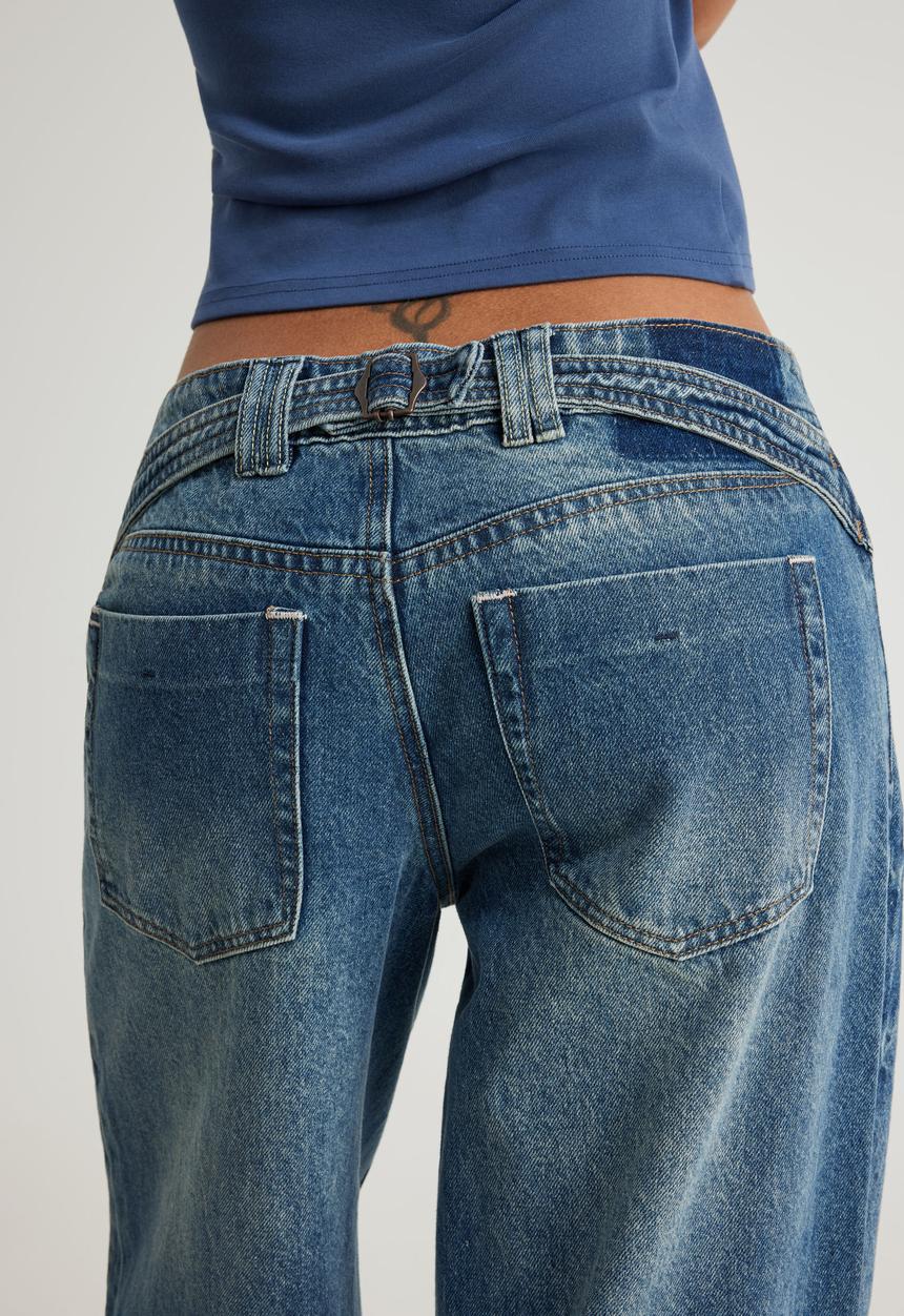 Factorie - Mid Rise Baggy Jean - Club Blue