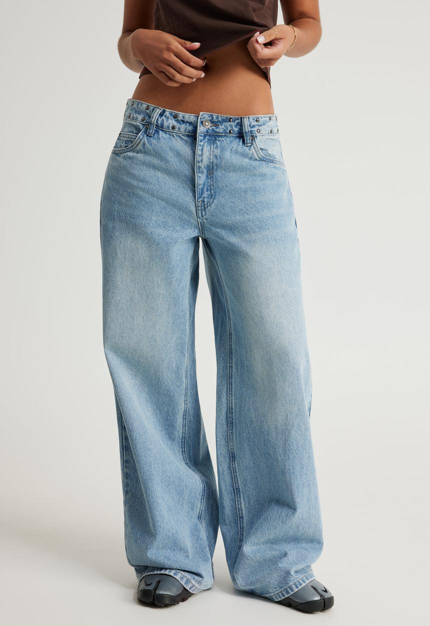 Factorie - Mid Rise Baggy Jean - Cyber Sky