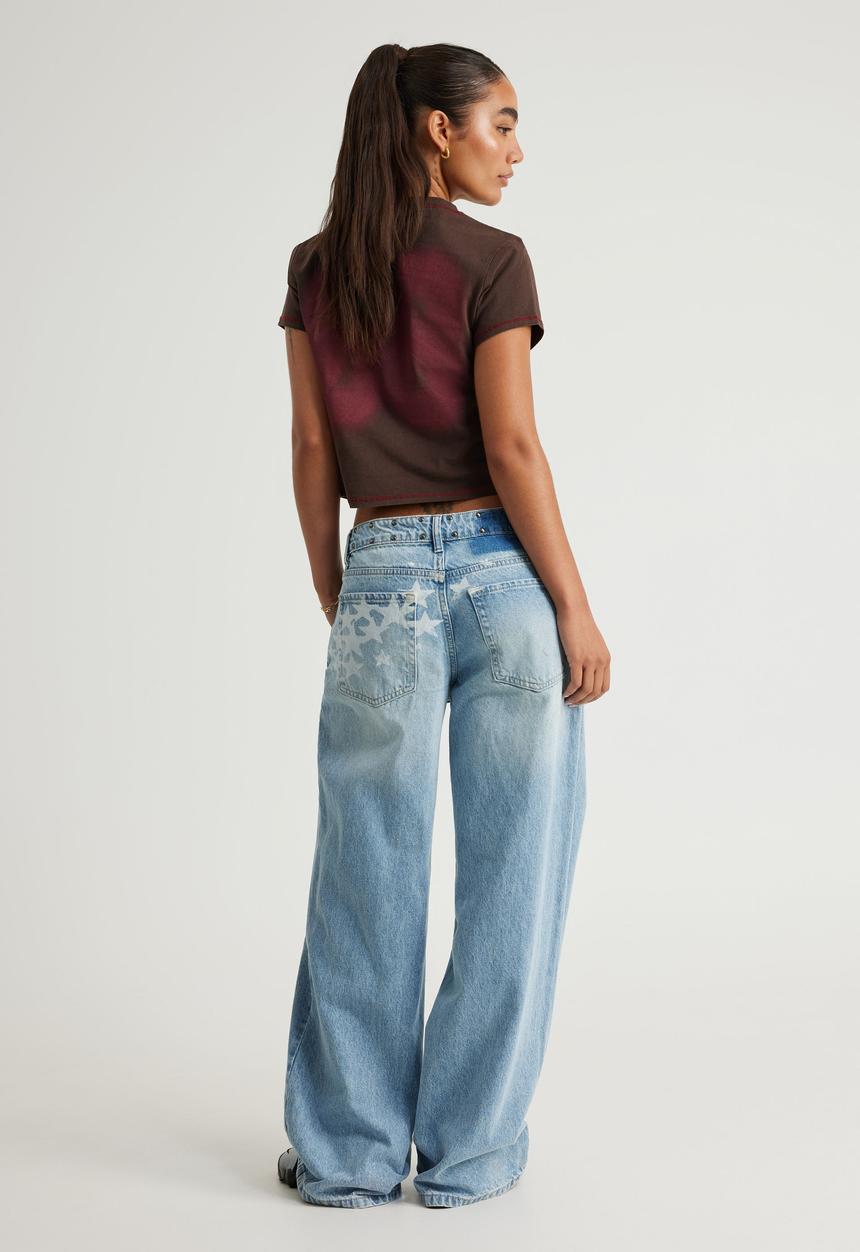 Factorie - Mid Rise Baggy Jean - Cyber Sky