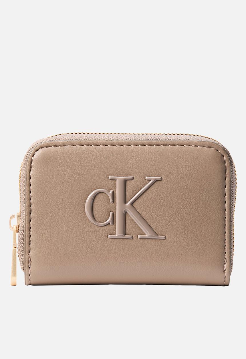 Calvin Klein - Bold ck medium zip around - desert taupe