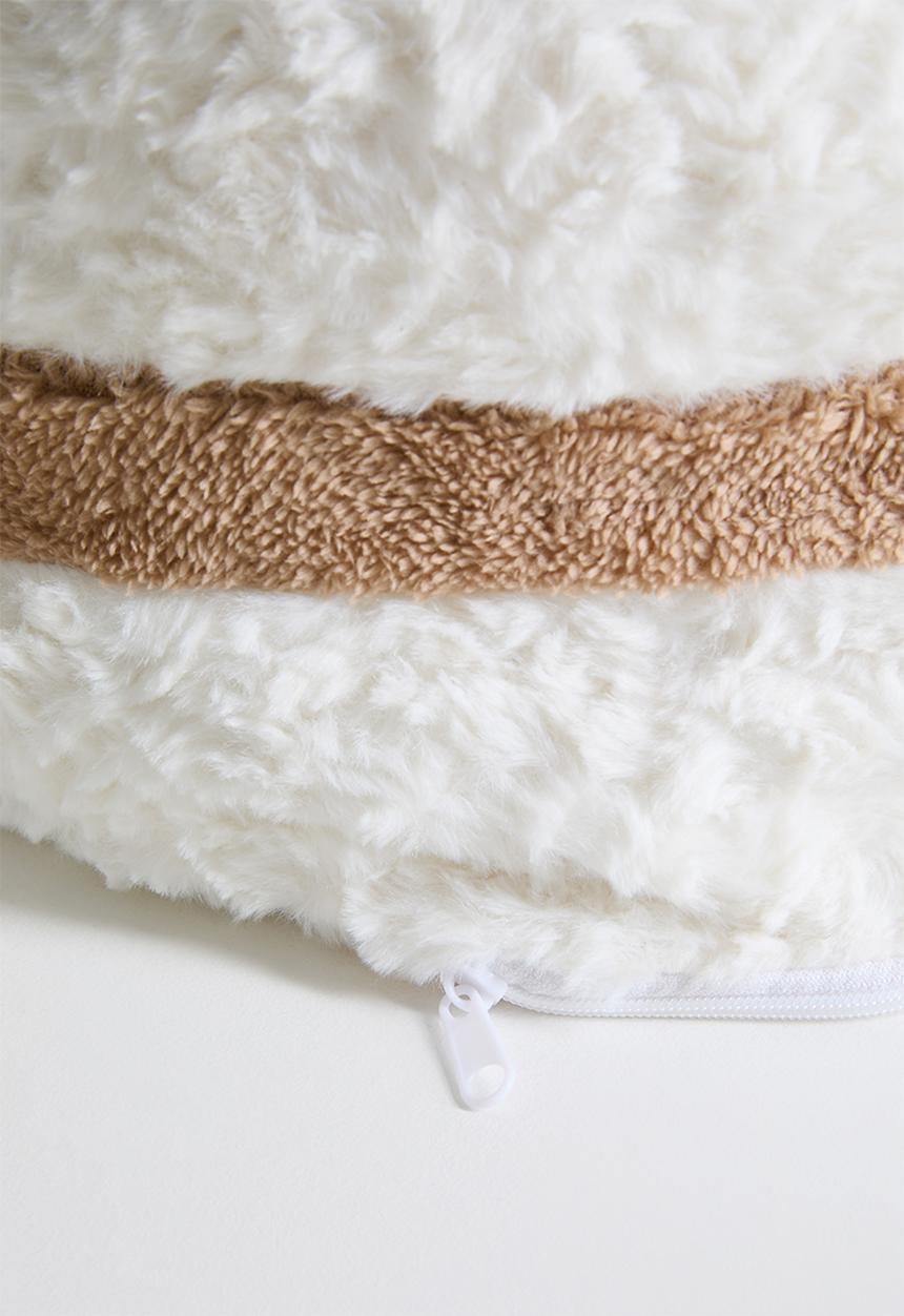 Pop Candy - Bread roll ottoman - neutral multi