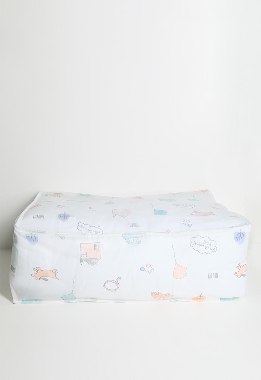 Pop Candy - Canvas storage bag - white/happy homes