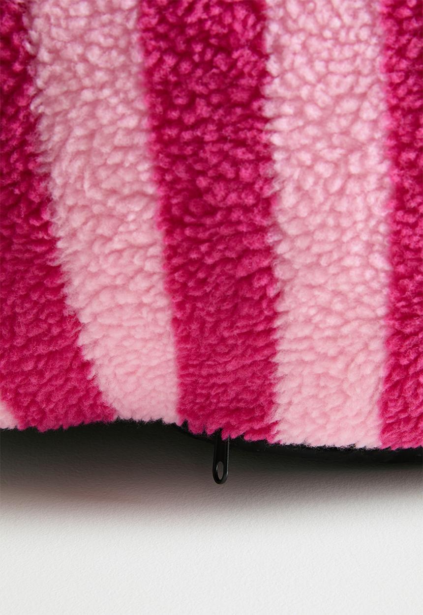 Pop Candy - Striped pouf - pink/red