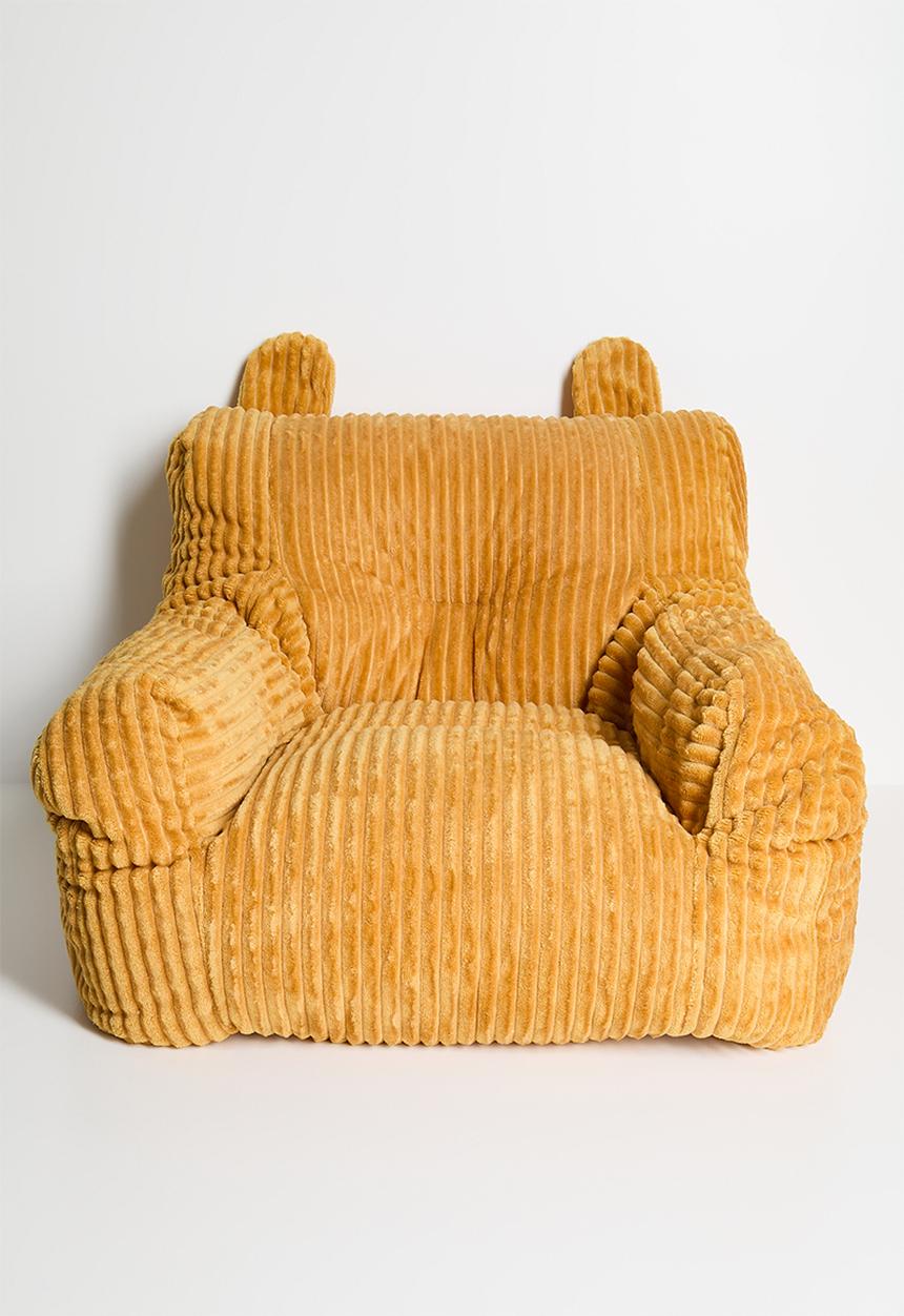 Pop Candy - Wide-rib corduroy armchair - tan