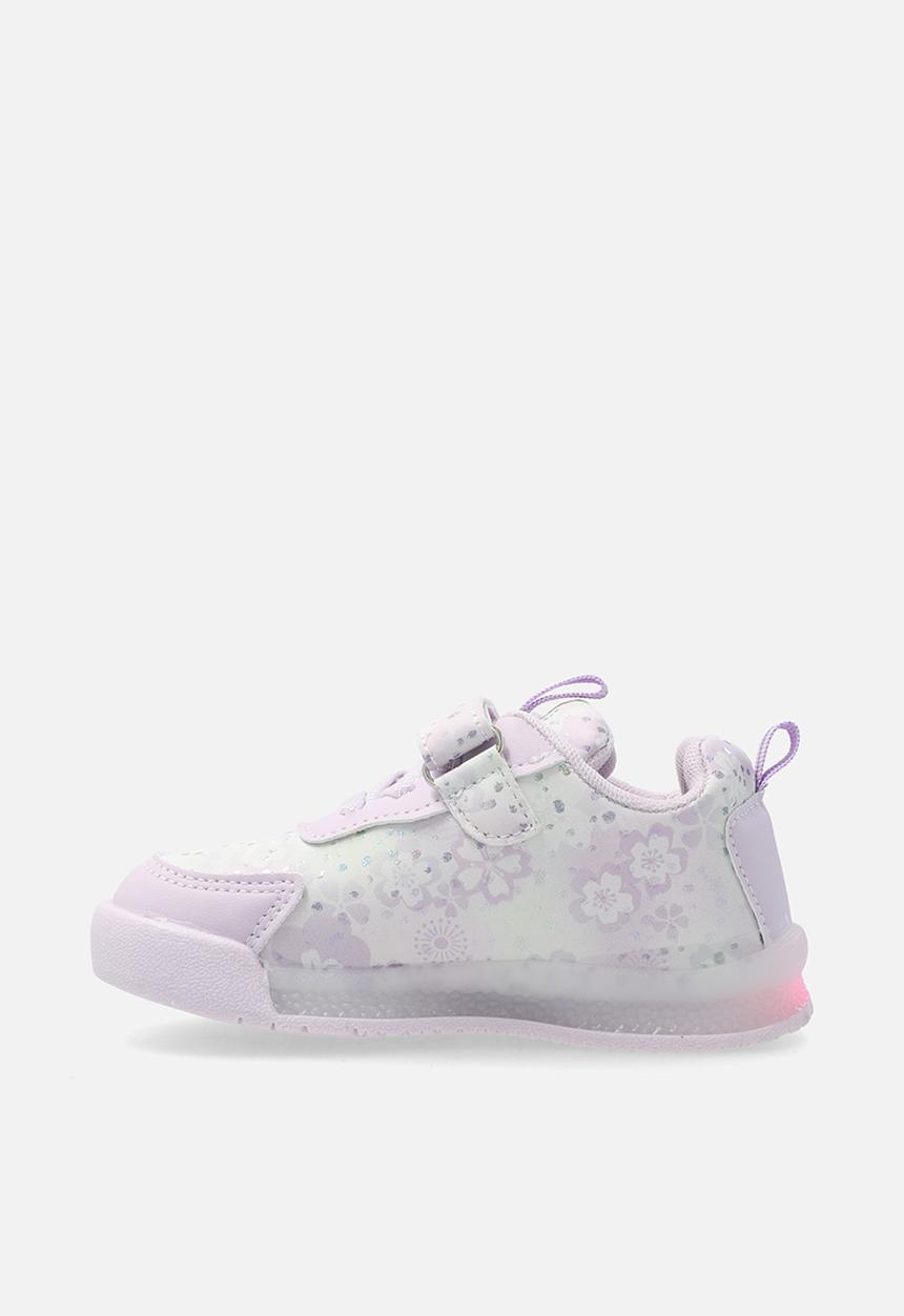 Pop Candy - Light-up sneakers with adjustable fasteners - pale purple