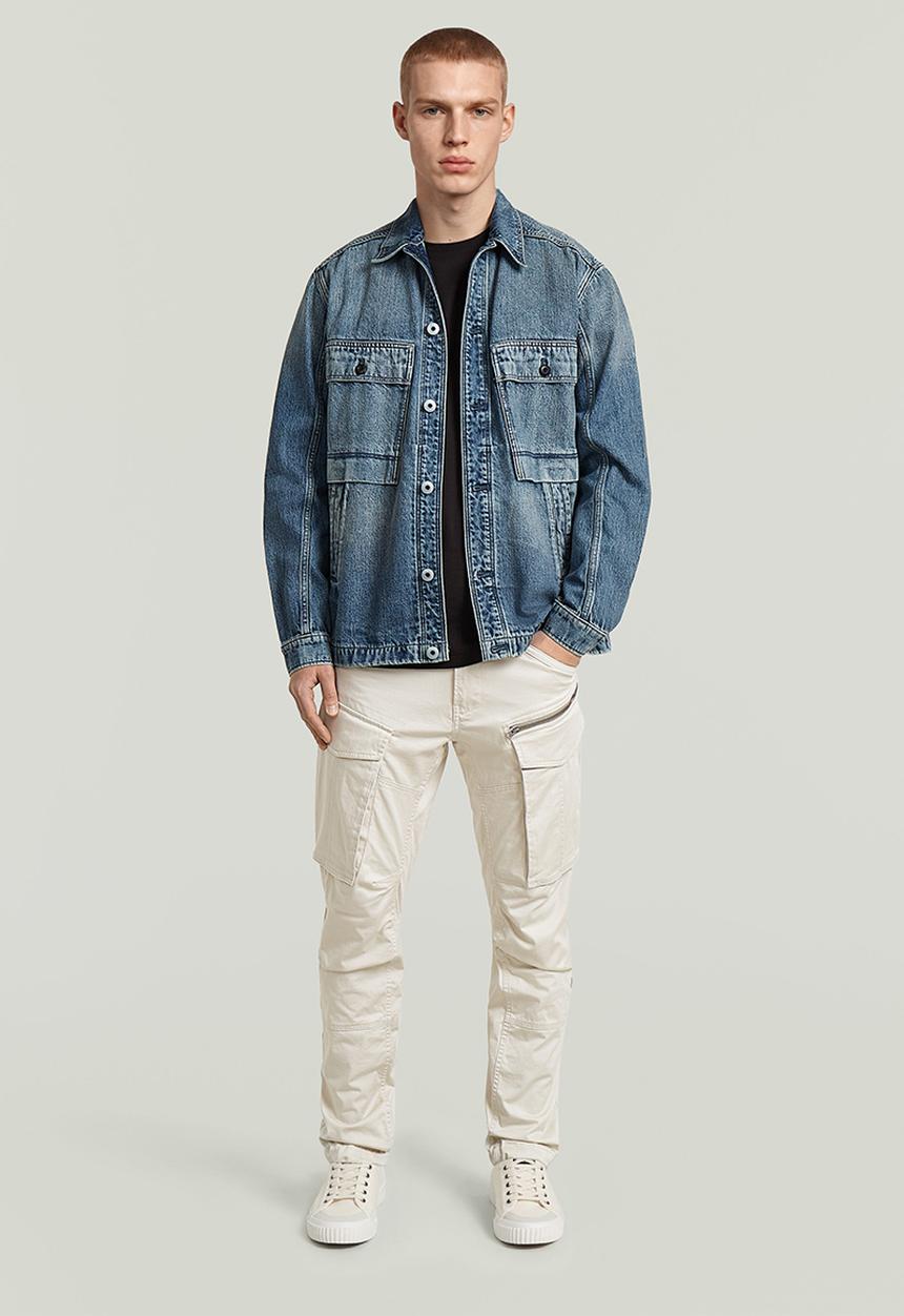 G-STAR - Rovic Zip 3D Regular Tapered - Whitebait