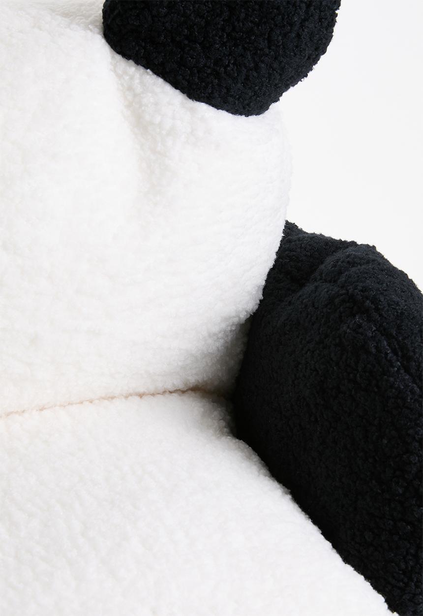 Pop Candy - Panda boucle armchair - white/black