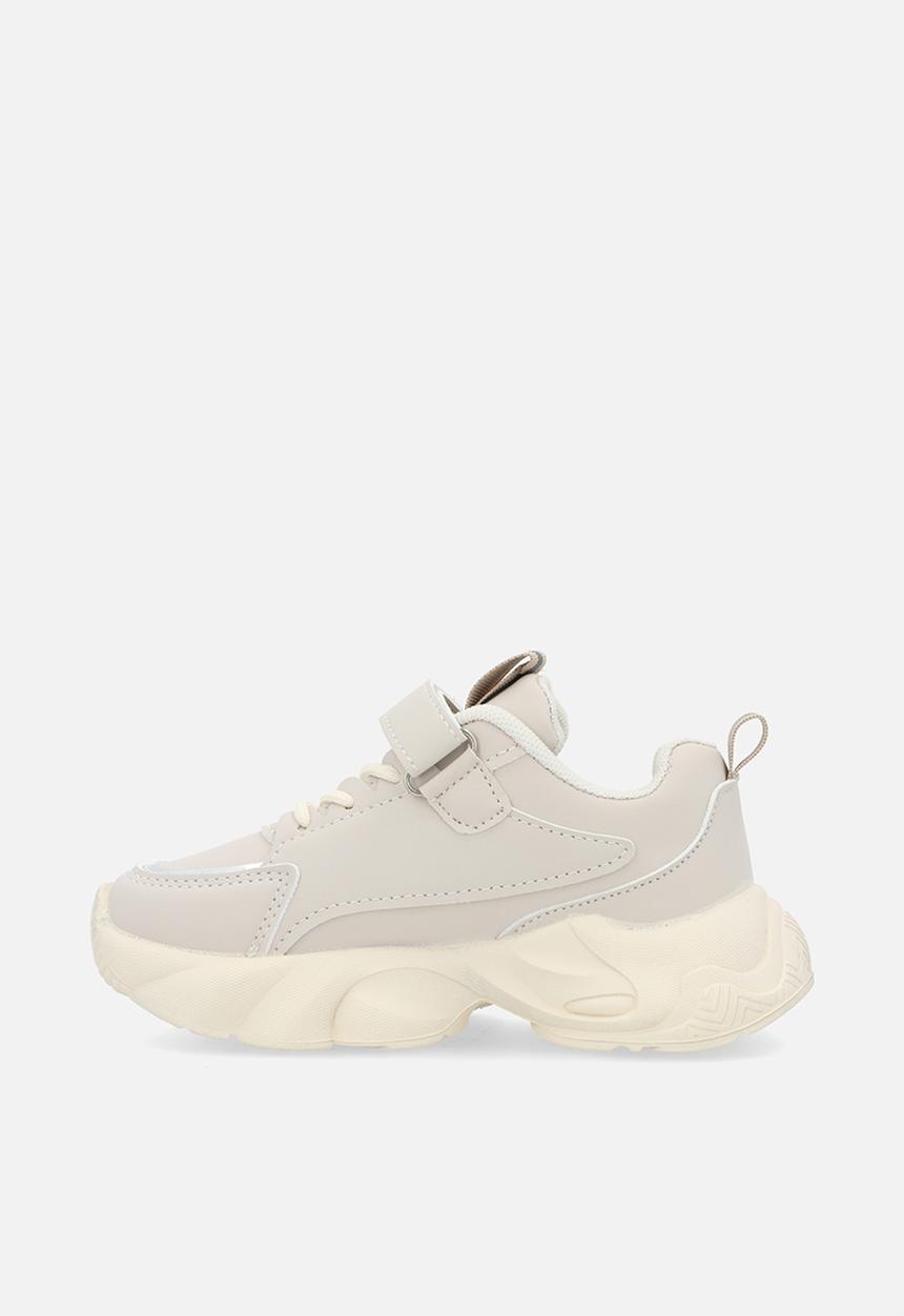 Pop Candy - Sneakers with adjustable fasteners - light greige