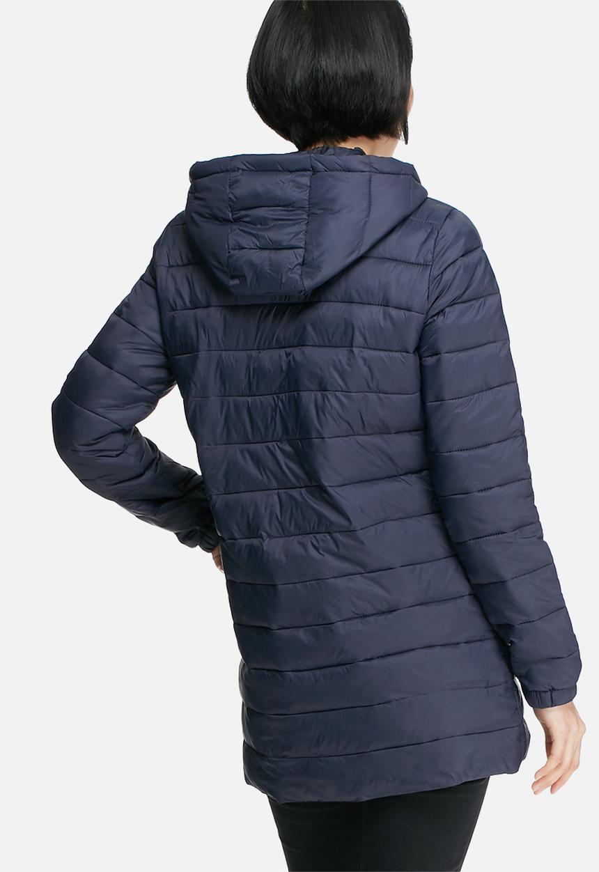 Jacqueline de Yong - Mash quilted nylon long coat