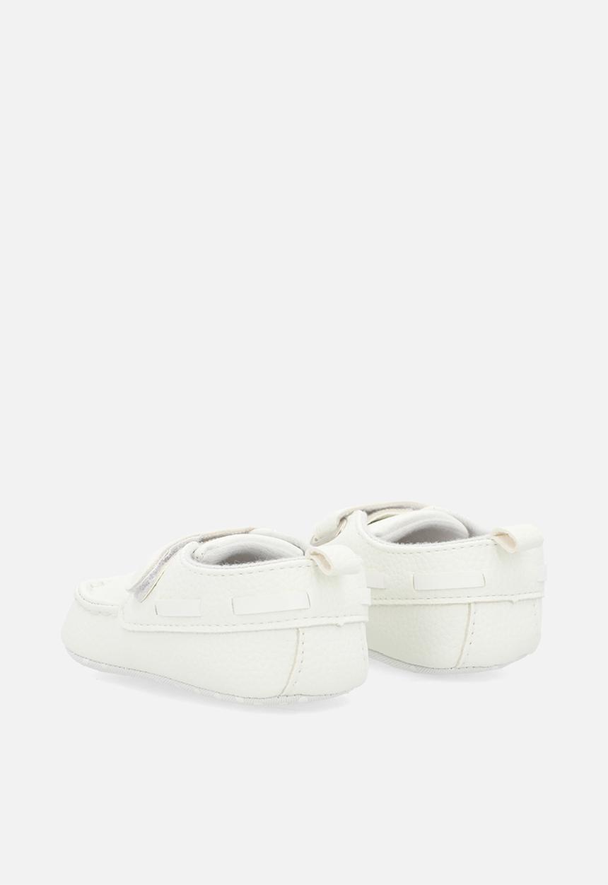 Pop Candy - Soft sole baby shoes - white