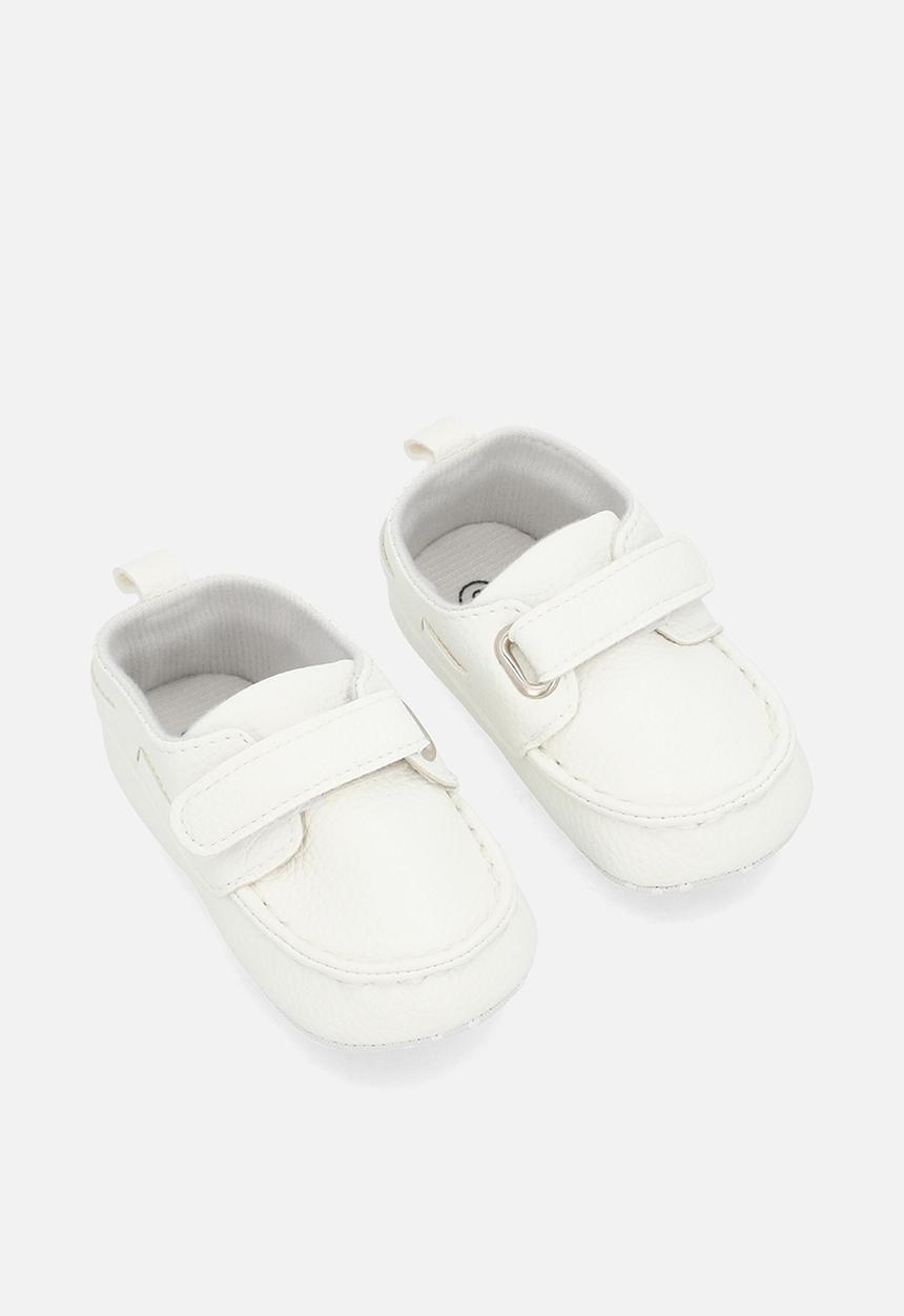 Pop Candy - Soft sole baby shoes - white