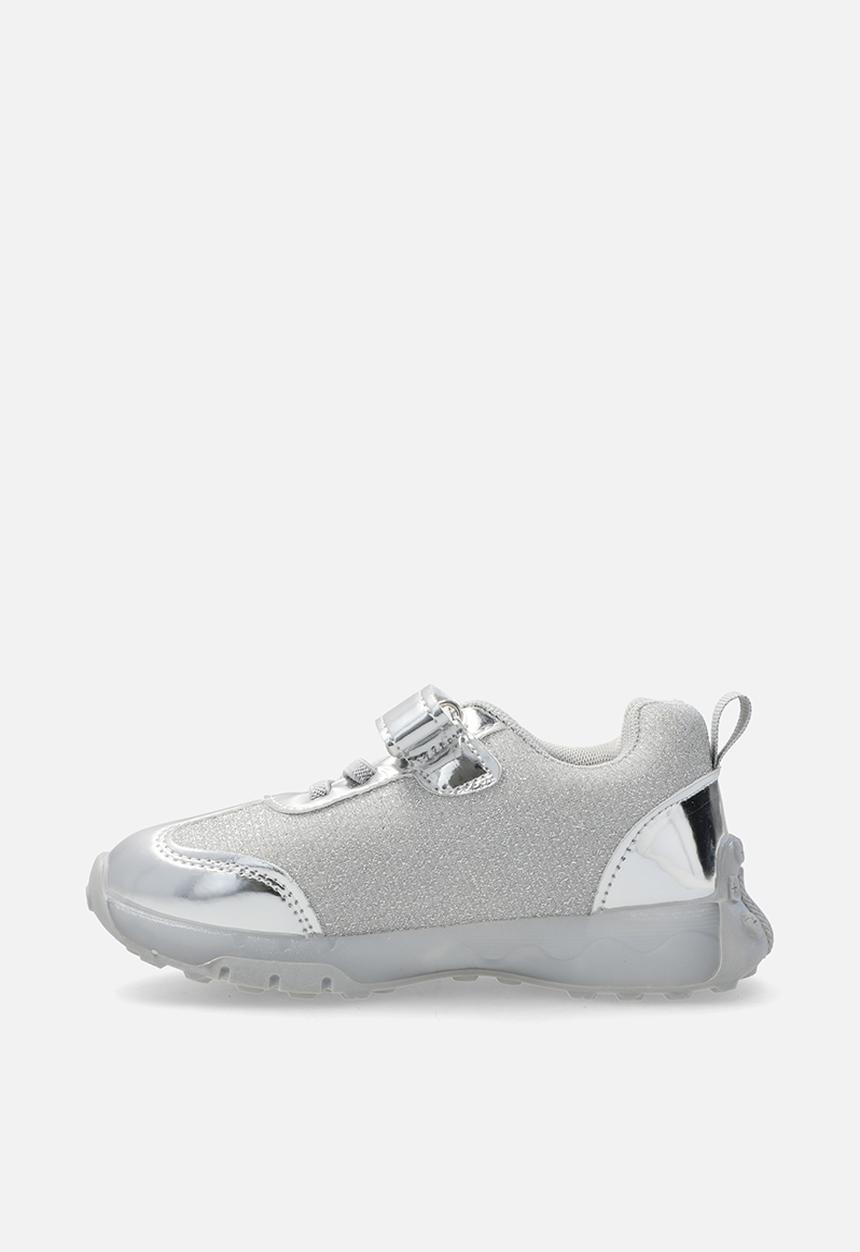 Pop Candy - Light-up sneakers with adjustable fasteners - silver