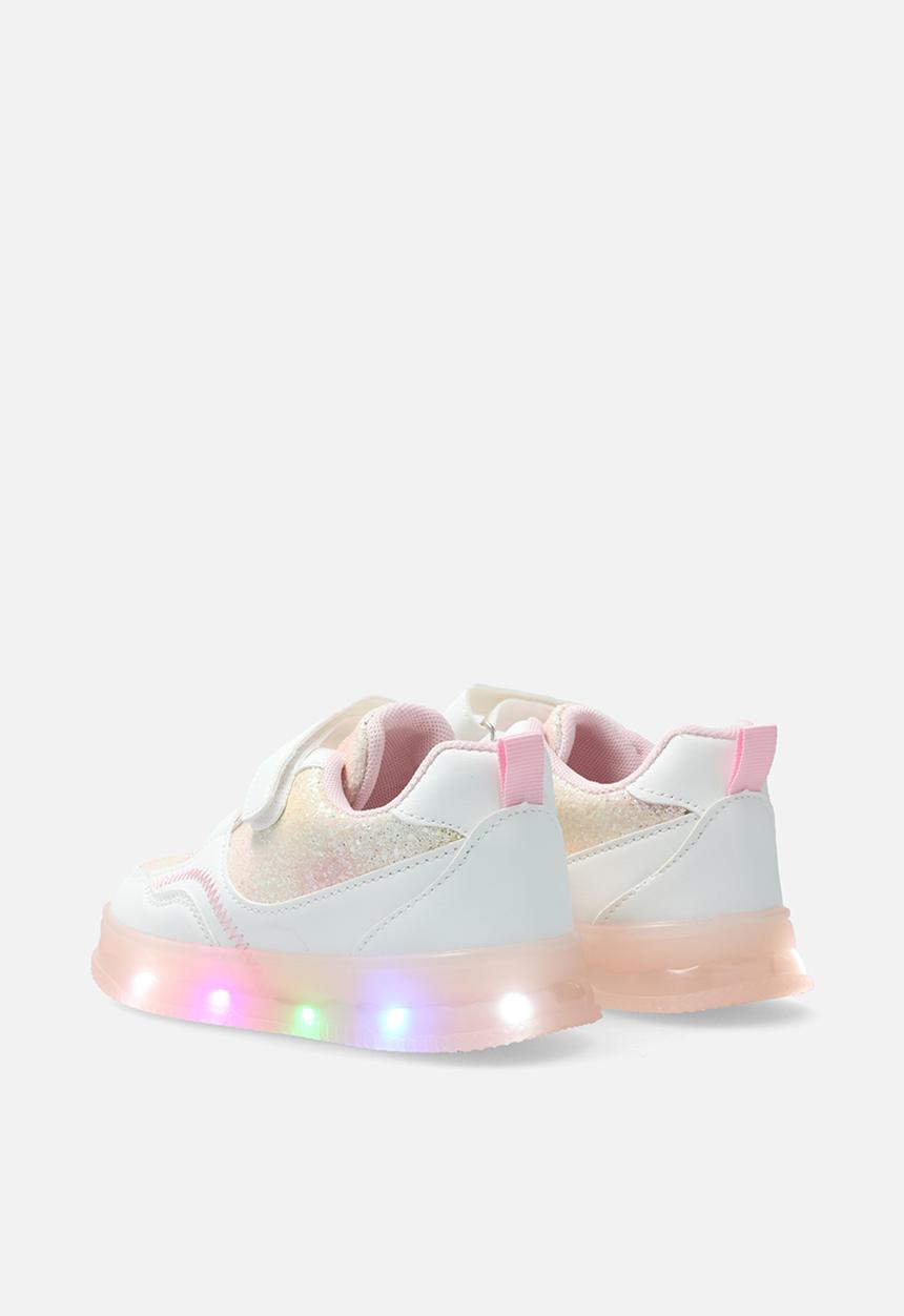 Pop Candy - Light-up sneakers with adjustable fasteners - pink