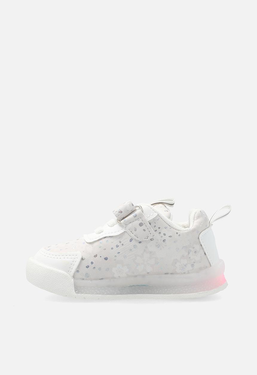 Pop Candy - Light-up sneakers with adjustable fasteners - white