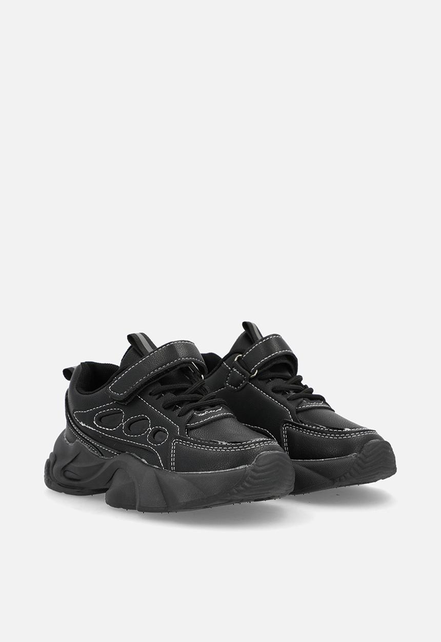 Pop Candy - Sneakers with adjustable fasteners - black