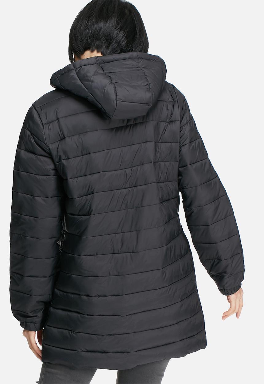 Jacqueline de Yong - Mash quilted nylon long coat