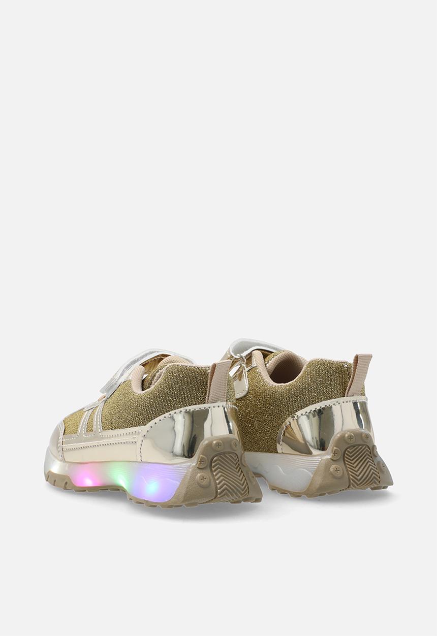 Pop Candy - Light-up sneakers - gold/silver