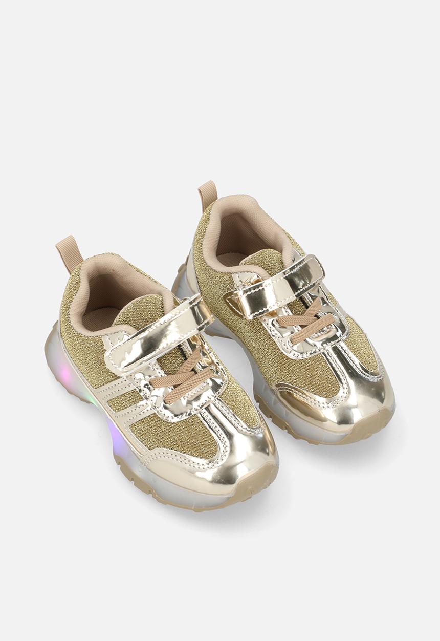 Pop Candy - Light-up sneakers - gold/silver