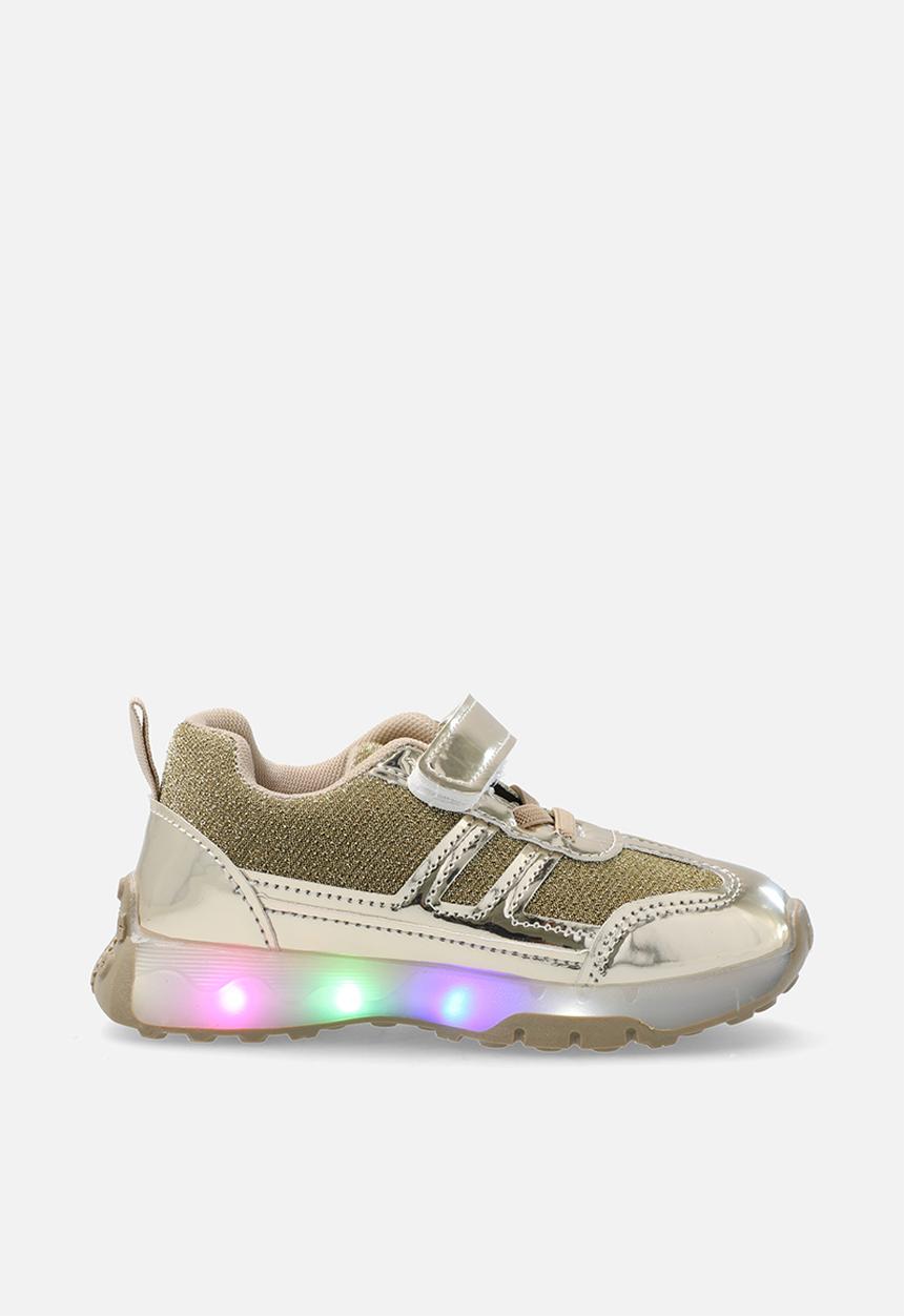 Pop Candy - Light-up sneakers - gold/silver