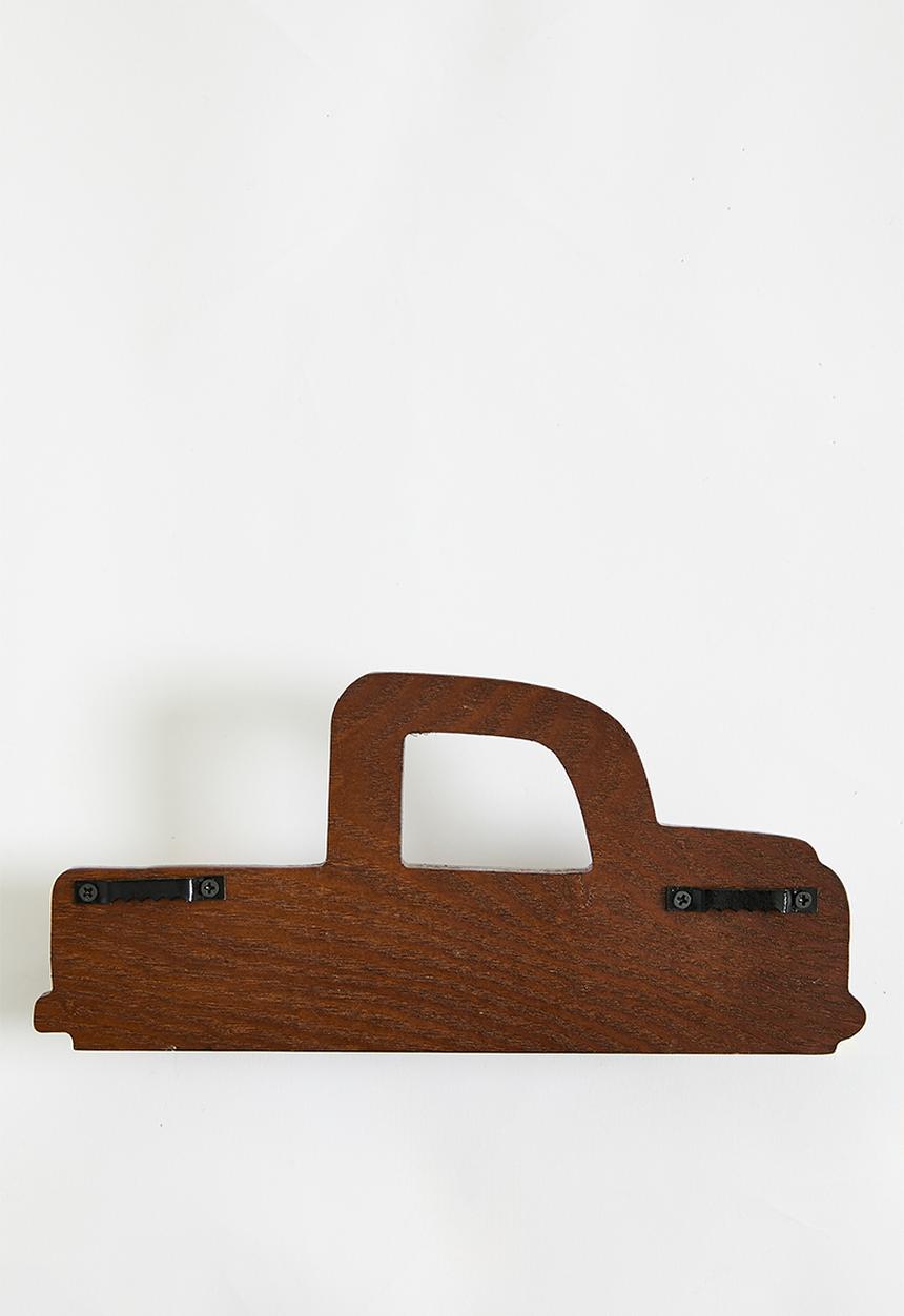 Pop Candy - Wooden pickup truck wall decor - brown