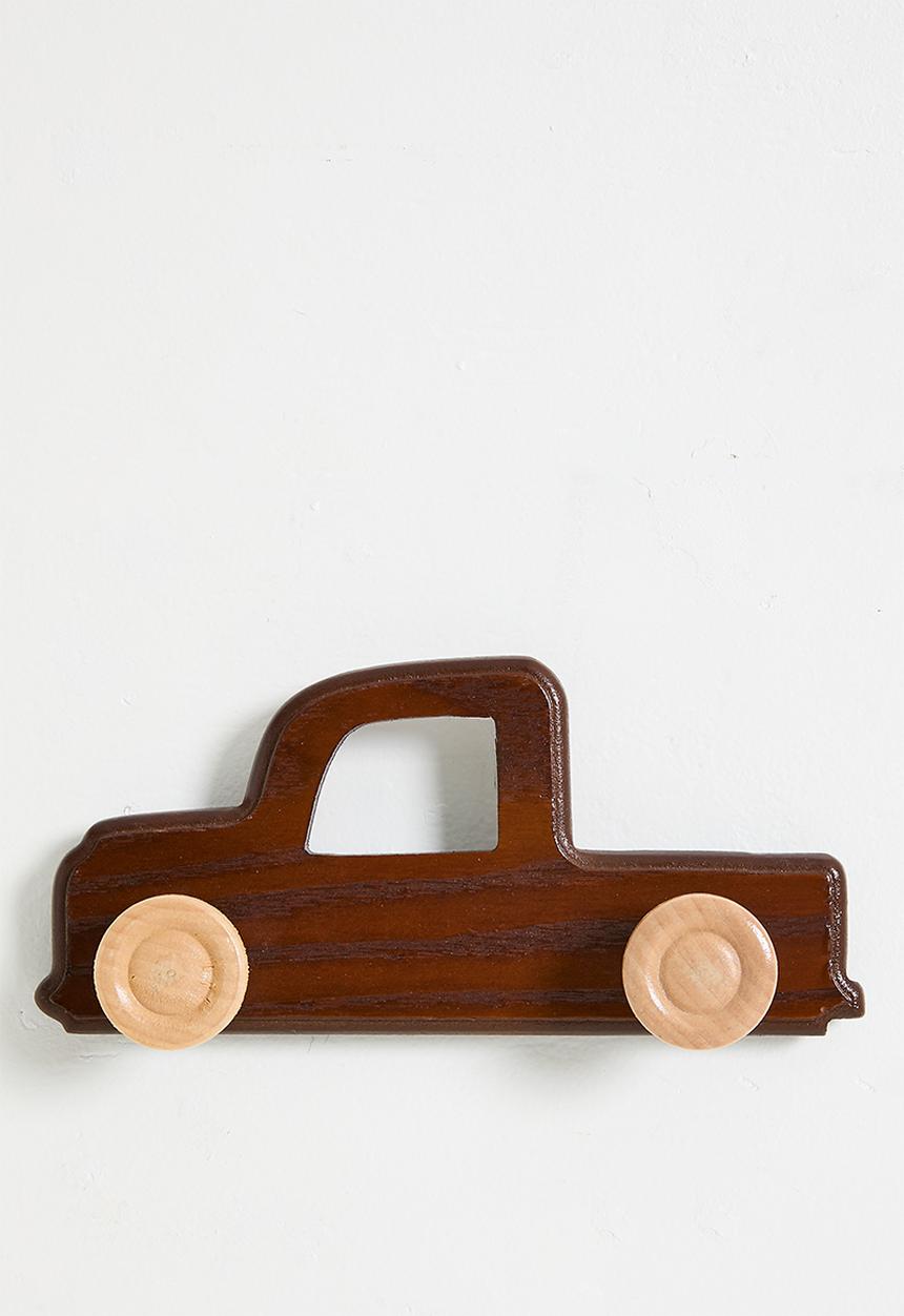 Pop Candy - Wooden pickup truck wall decor - brown