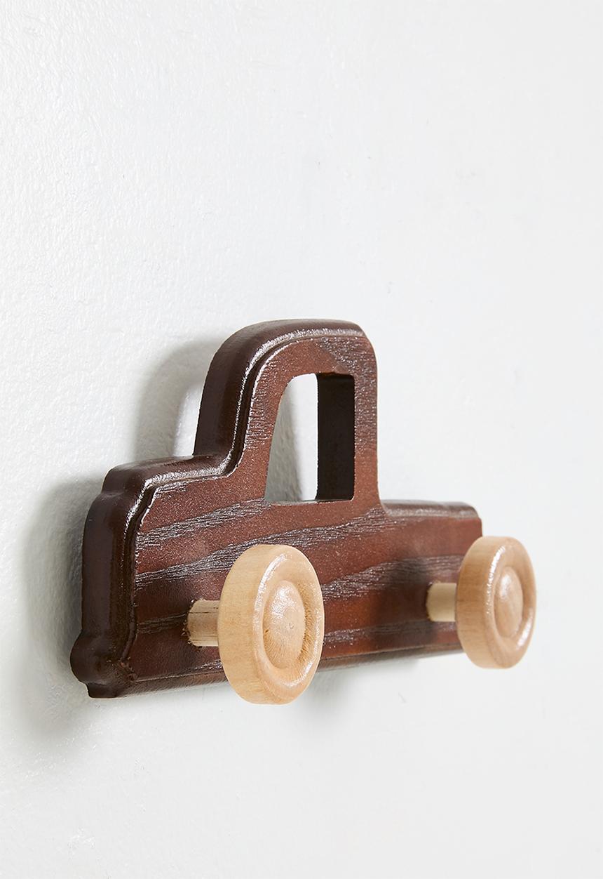 Pop Candy - Wooden pickup truck wall decor - brown