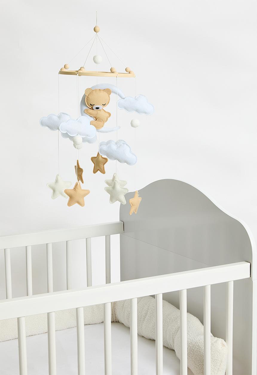 Pop Candy - Sleeping bear crib mobile - multi
