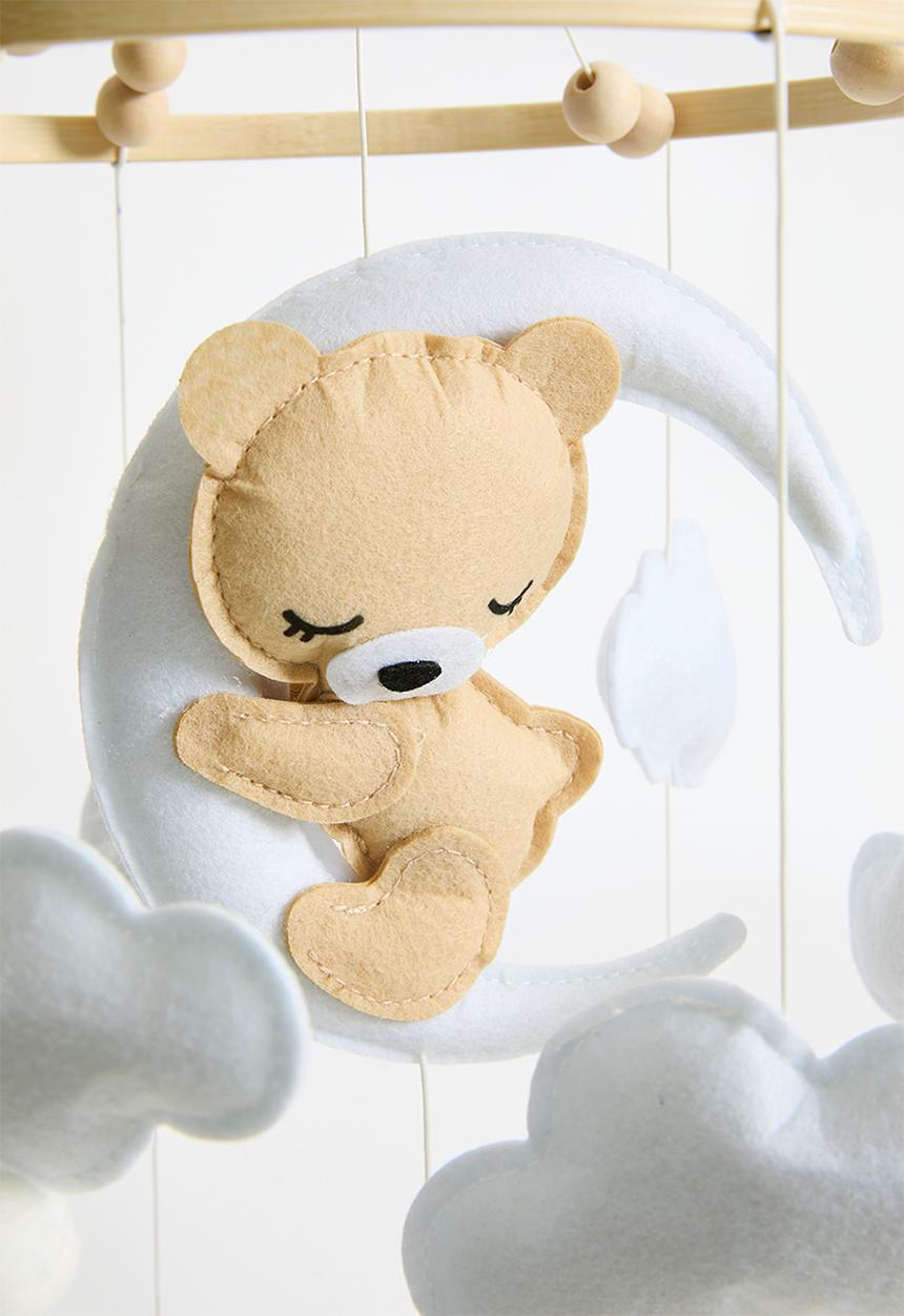 Pop Candy - Sleeping bear crib mobile - multi