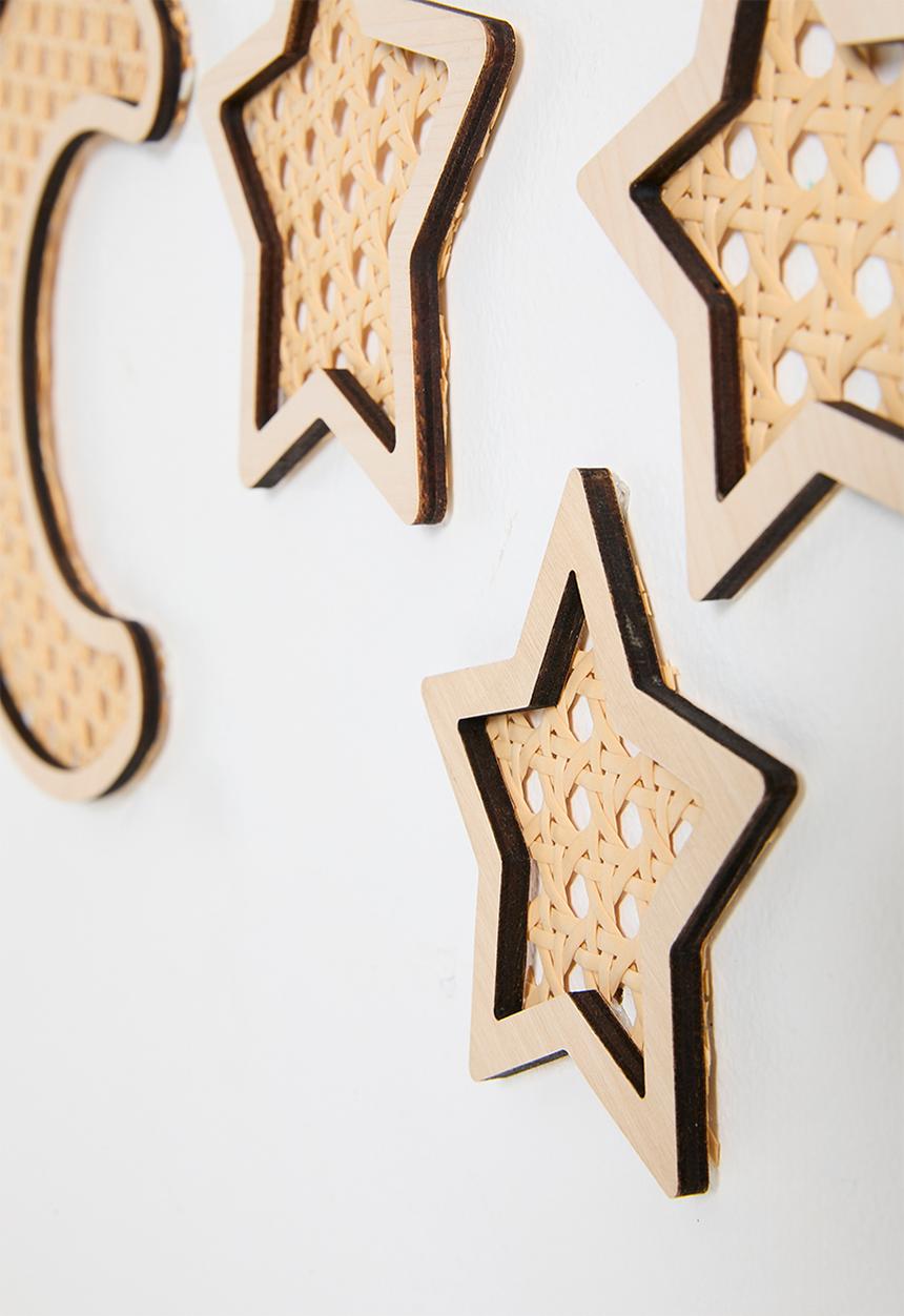 Pop Candy - Moon and stars wall decor - neutral