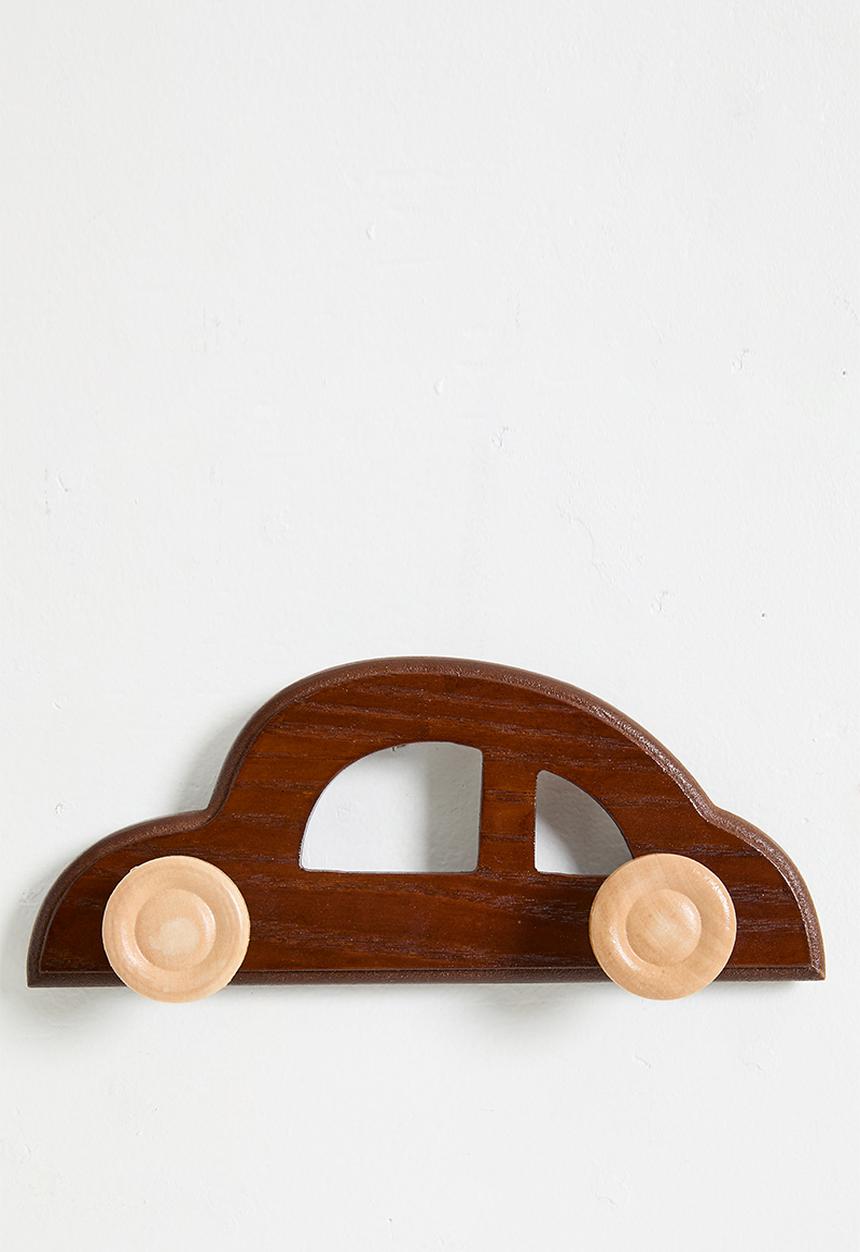 Pop Candy - Wooden buggy car wall decor - brown