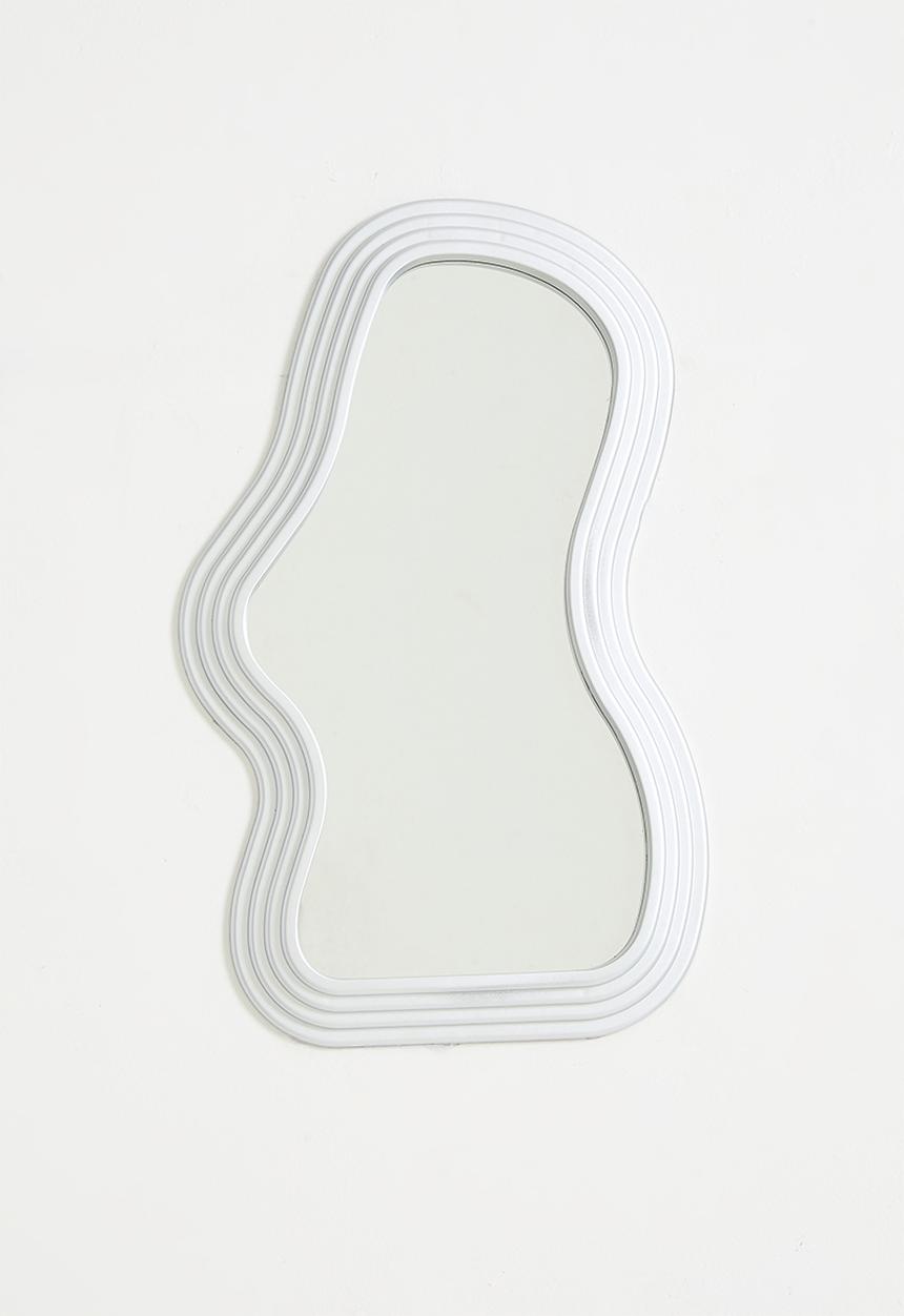 Pop Candy - Wavy-shaped mirror - silver