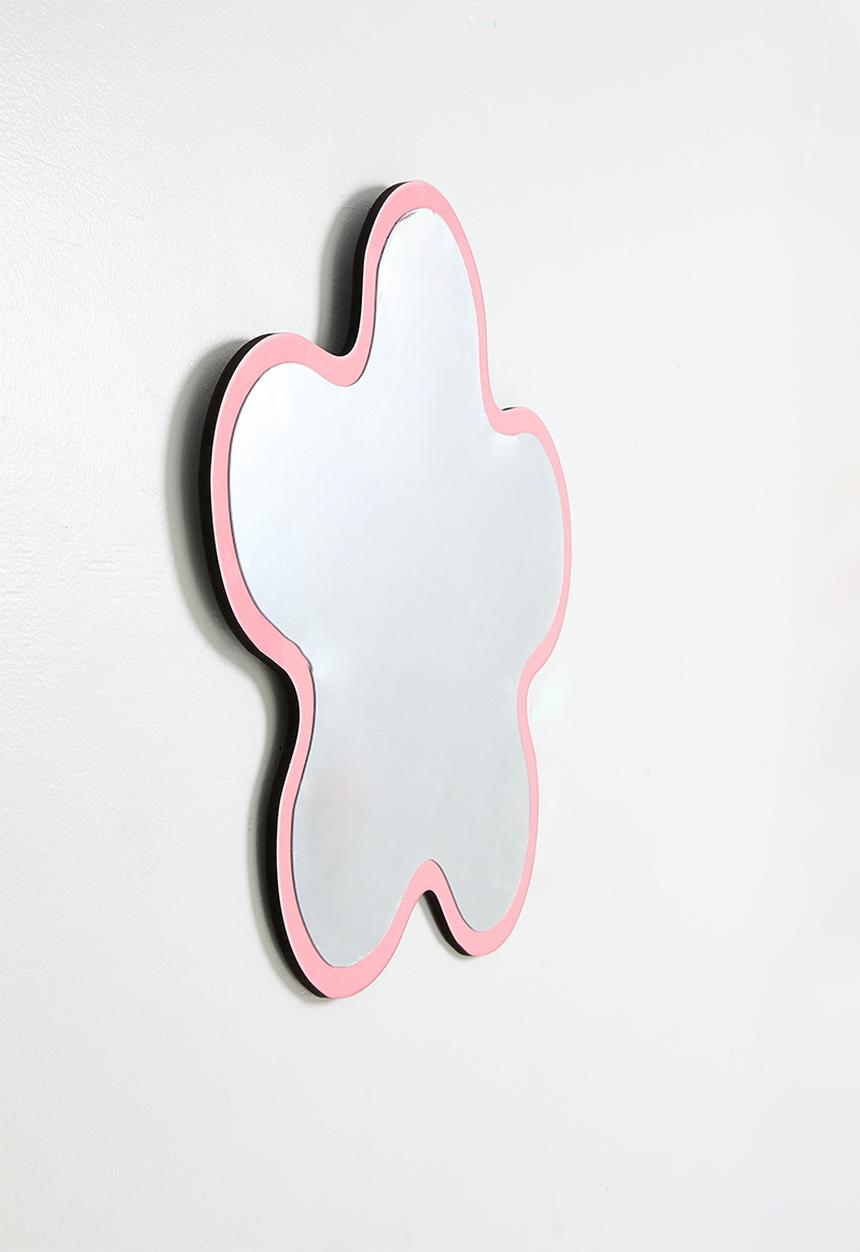 Pop Candy - Flower shaped mirror - pink