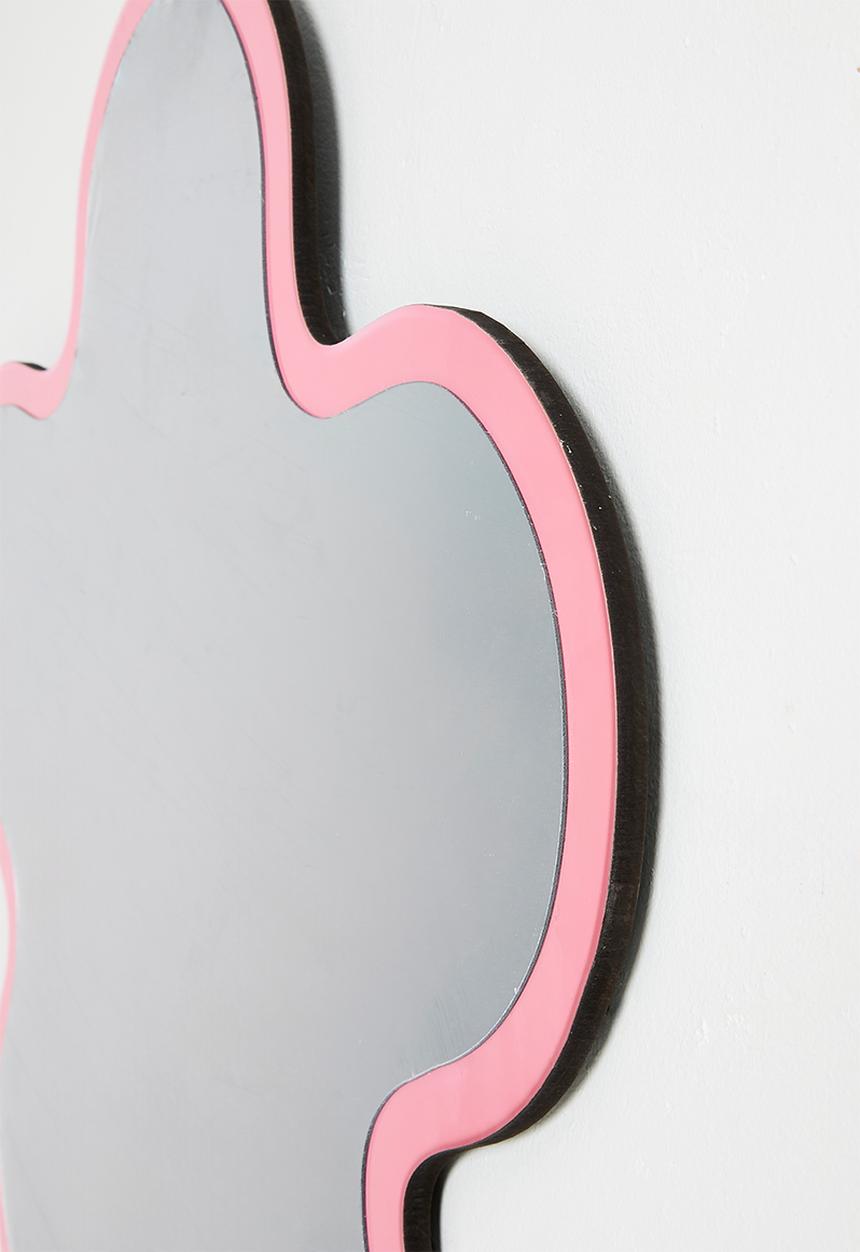 Pop Candy - Flower shaped mirror - pink