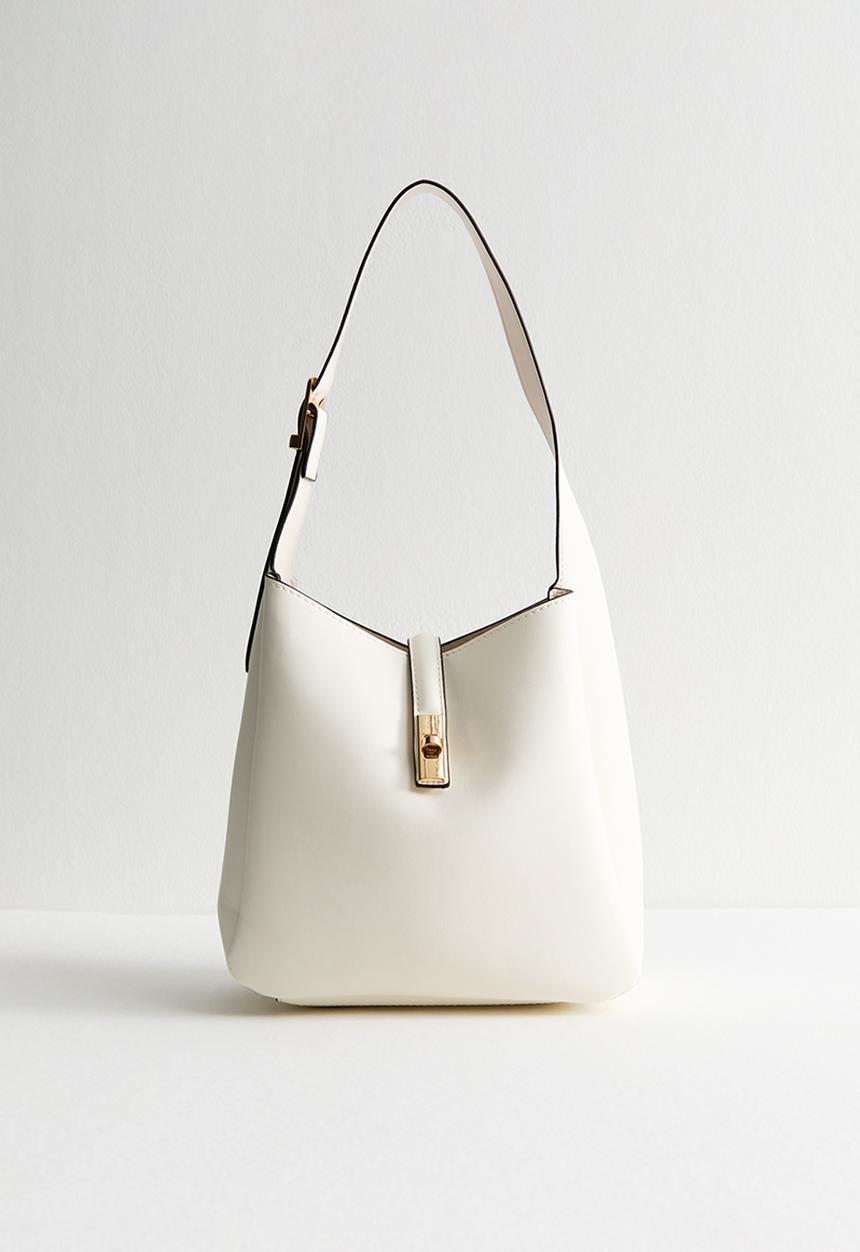 New Look - Lincoln link bucket bag - Cream