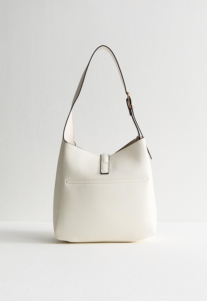 New Look - Lincoln link bucket bag - Cream