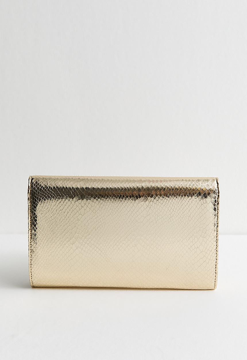 New Look - Ella bar clutch-gold- Gold