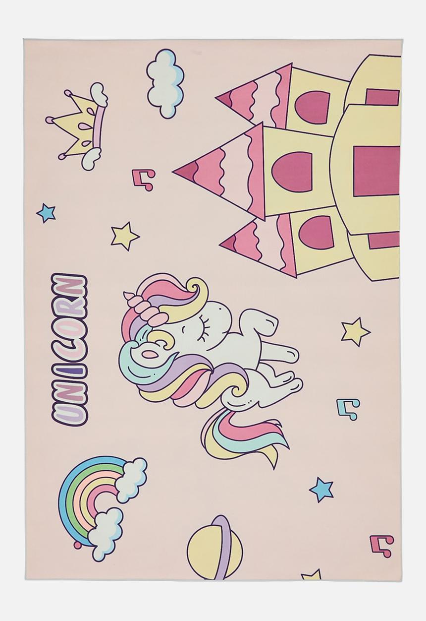 Pop Candy - Unicorn themed rug - pink
