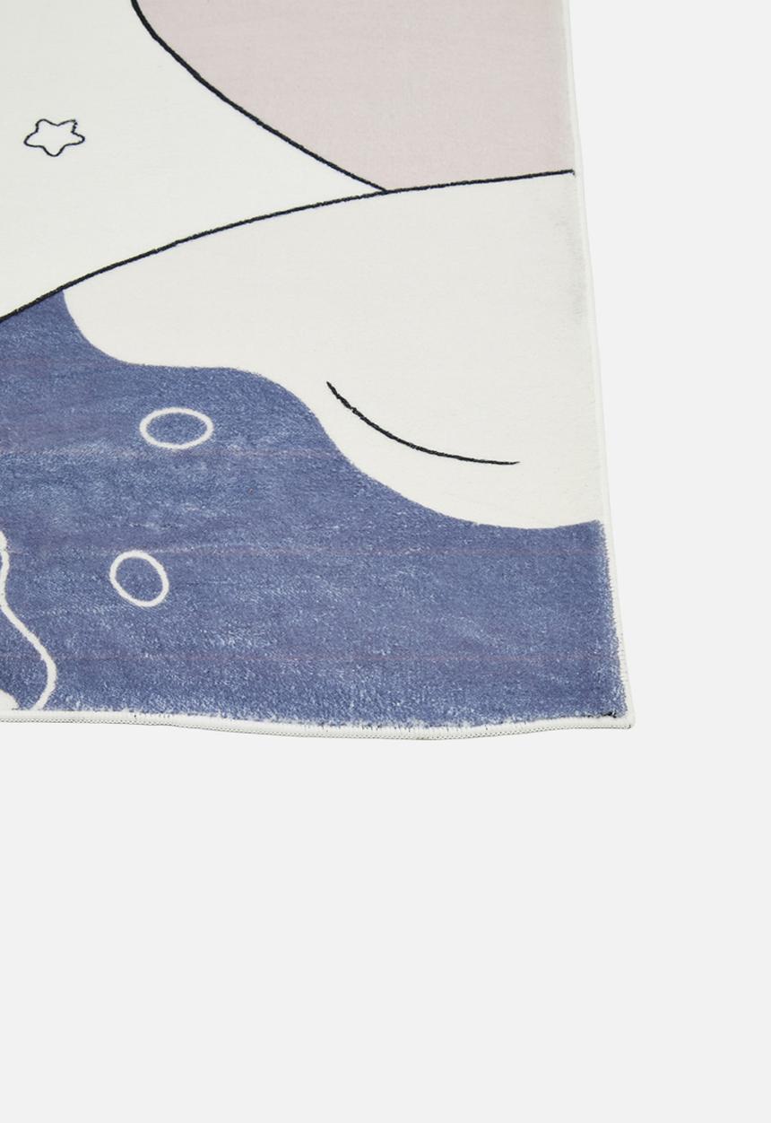 Pop Candy - Space graphic rug - ivory/multi