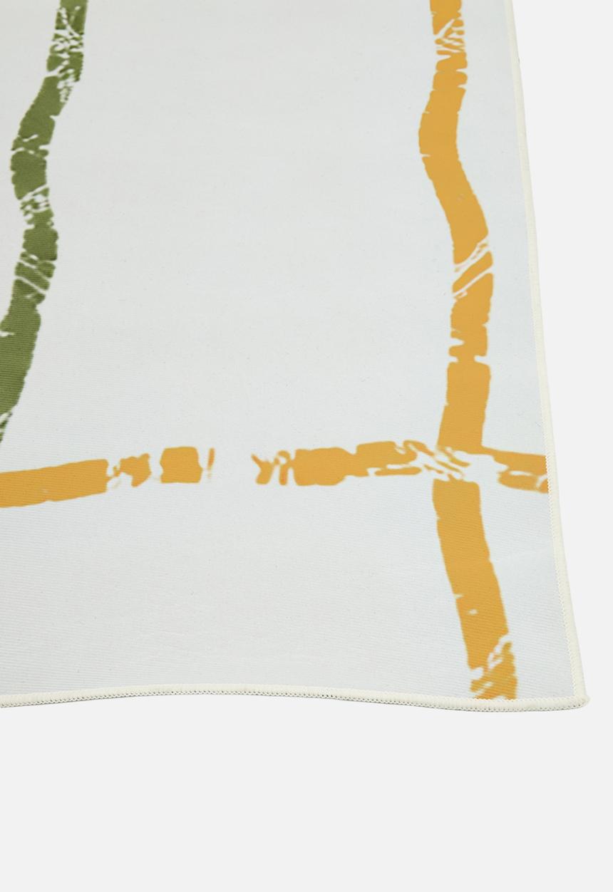 Pop Candy - Hand-drawn striped rug - multi