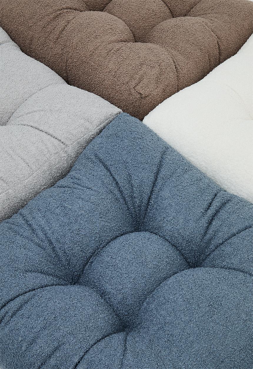 Pop Candy - Boucle floor cushion - grey