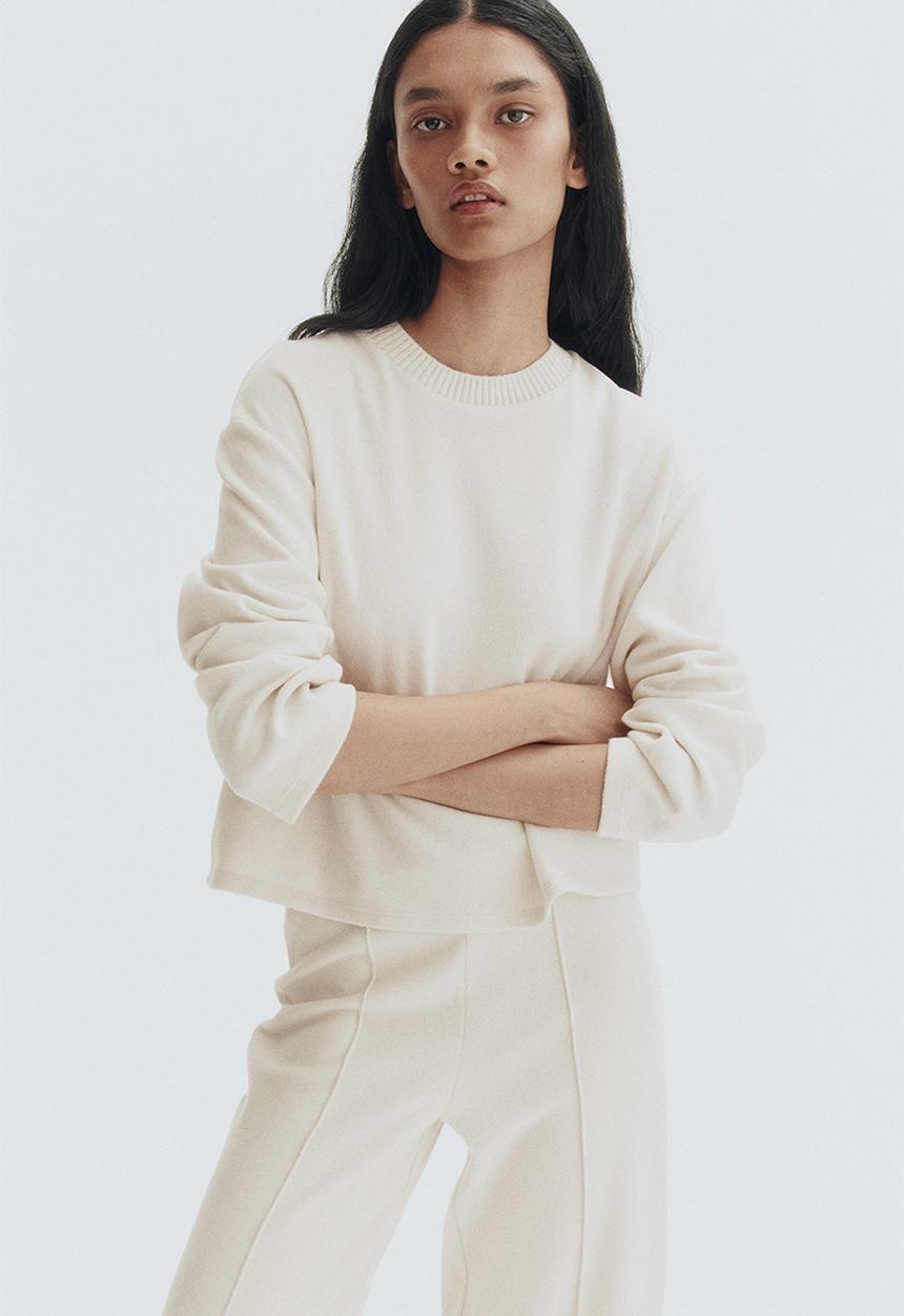 H&M - Oversized sweatshirt - light beige