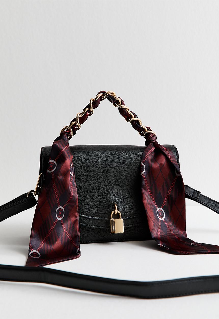 New Look - Skyla scarf top handle-black- Black