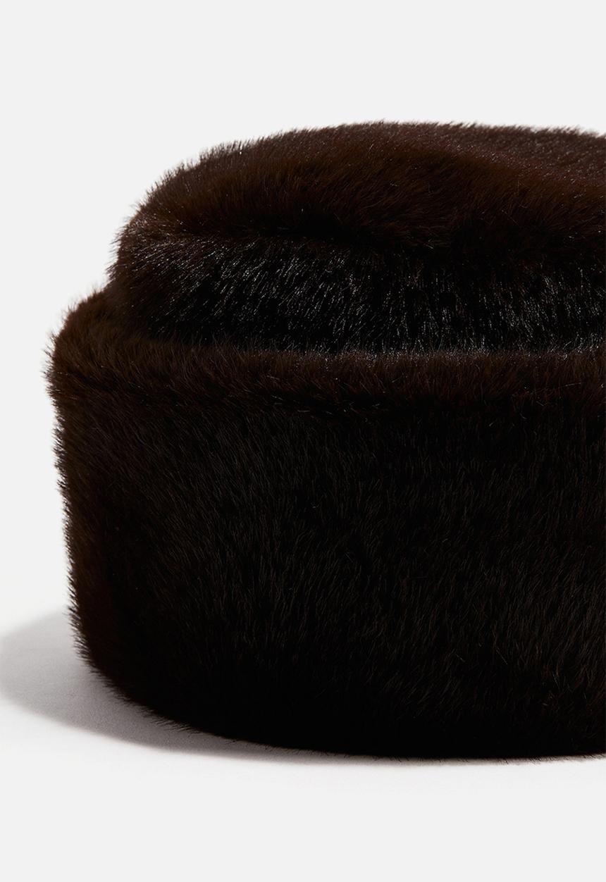 H&M - Fluffy hat - dark brown