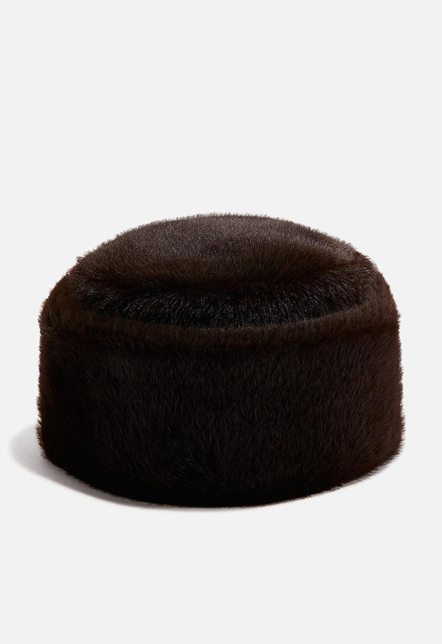 H&M - Fluffy hat - dark brown