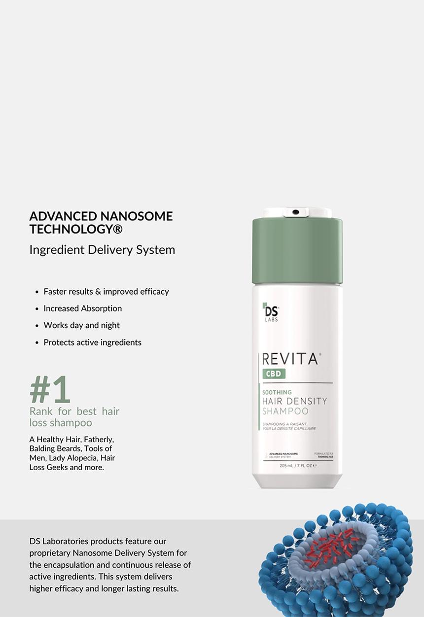 DS Laboratories  - Revita CBD Antioxidant Hair Stimulating Shampoo - 205ml